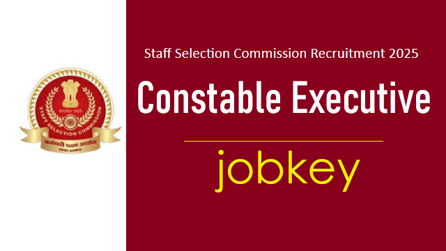 SSC Delhi Police Constable Executive Online Form 2025-jobkey